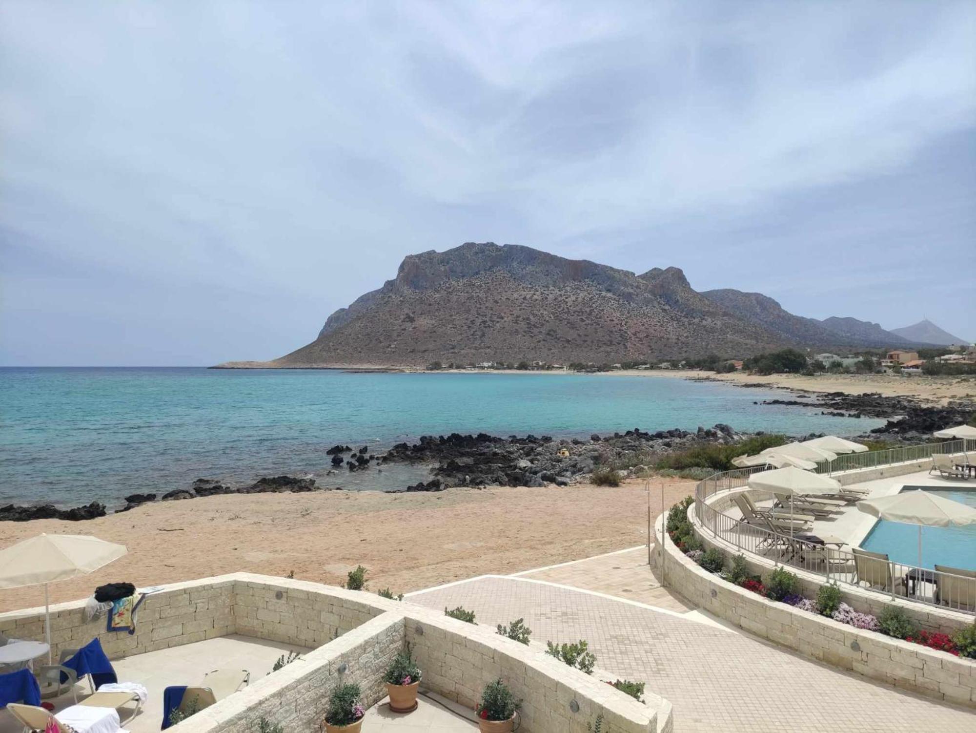 Blue Beach Villas Apartments Stavrós エクステリア 写真
