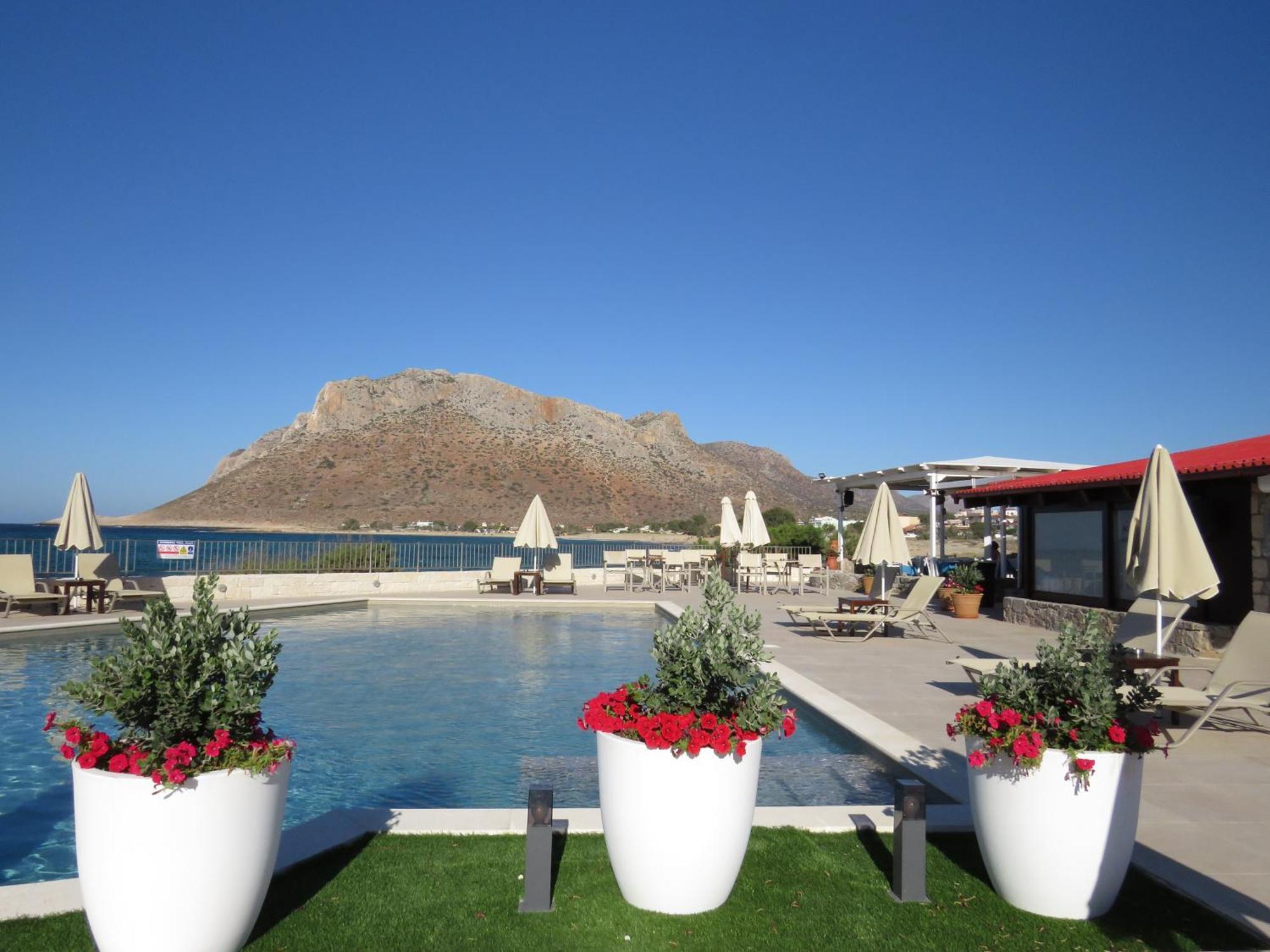 Blue Beach Villas Apartments Stavrós エクステリア 写真
