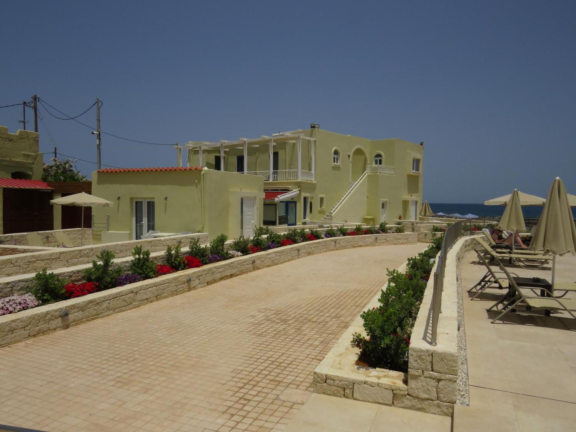 Blue Beach Villas Apartments Stavrós エクステリア 写真