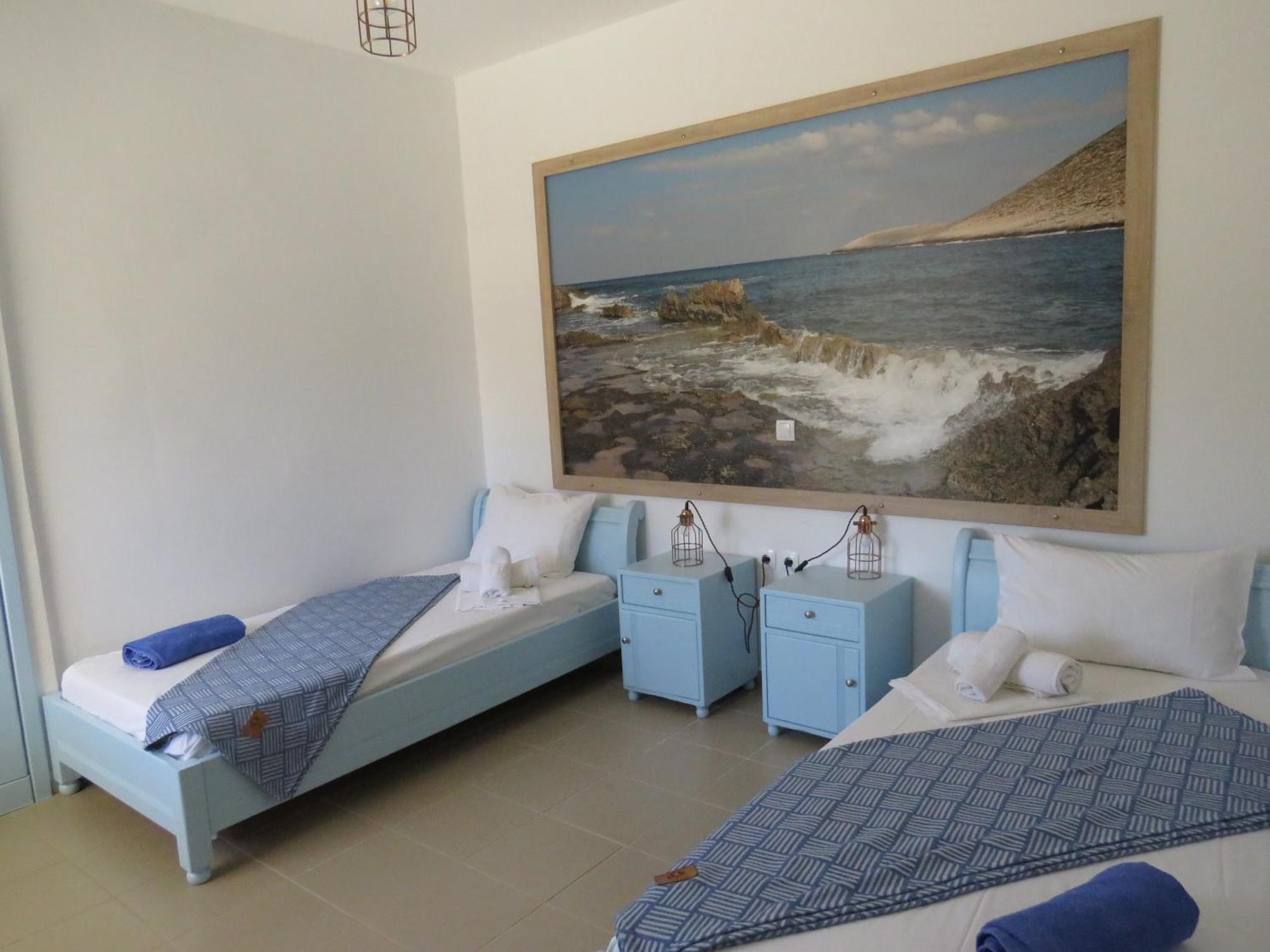 Blue Beach Villas Apartments Stavrós エクステリア 写真
